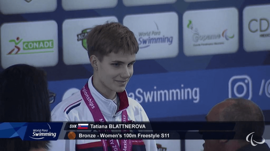 sponzoring, paraplavkyňa Tatiana Blatnerová